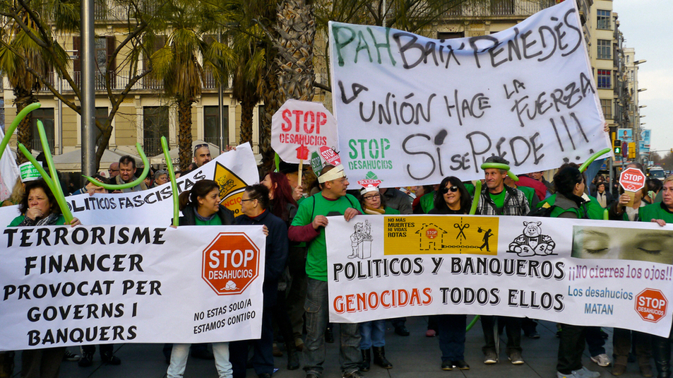 Espagne jours de colère démonstration 2